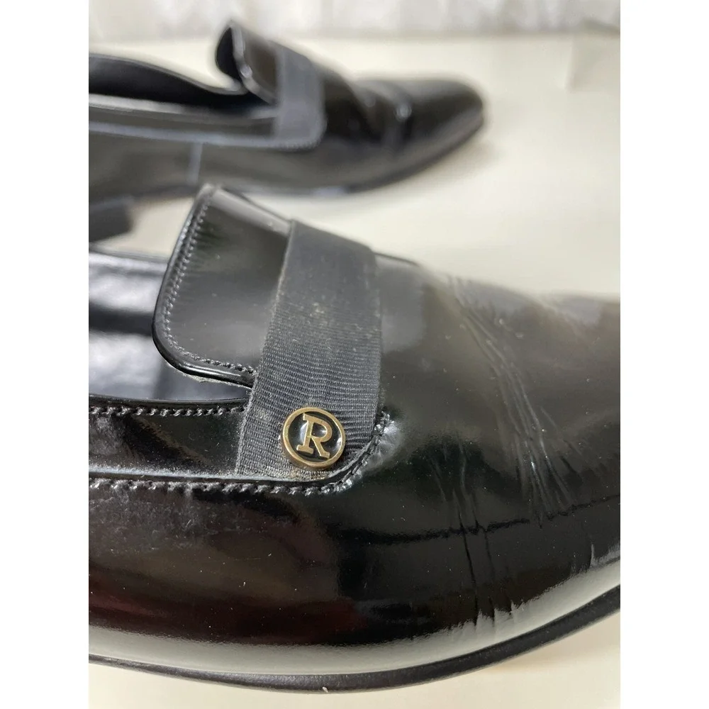 Rembrandt  Barratts Mens GIBBONS Dressy Shoes Sz 9 Black Patent Leather
